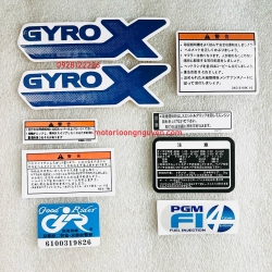 BỘ TEM ĐẦY ĐỦ HONDA GYRO X- XE 3 BÁNH