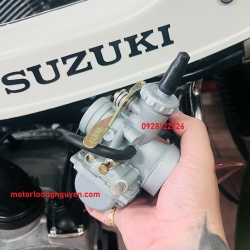 CHẾ HÒA KHÍ-BÌNH XĂNG CON SUZUKI GS125 XÀI TRÁI GA