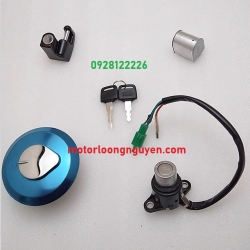 BỘ KHÓA 4 MÓN HONDA CUSTOM CM125-LA250 VÀ MASTER 125