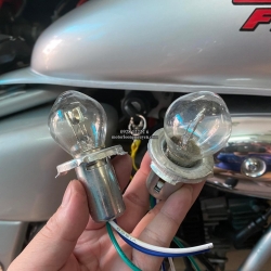 BÓNG ĐÈN PHA KÈM ĐUÔI (LOAI TO) CHO ANH E CHẾ XE-12V