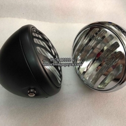 ĐÈN PHA 17CM BÓNG H4 KIỂU TRIUMPH CÓ LƯỚI 