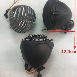 ĐÈN PHA NHÔM 12,5CM LƯỚI CNC ĐỘ BOBBER MẪU 02 